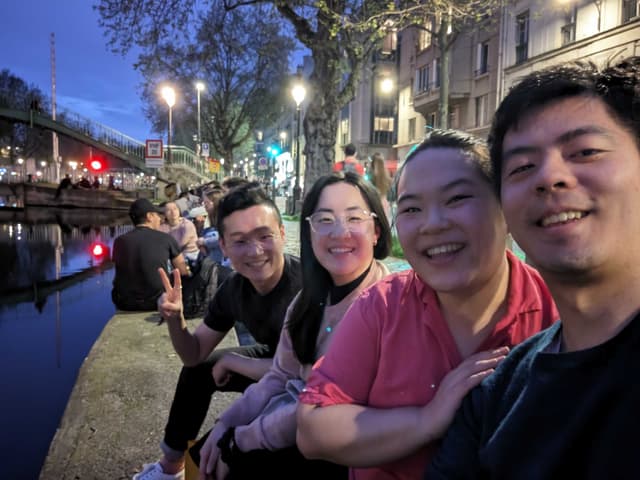 paris with hannah and yixin